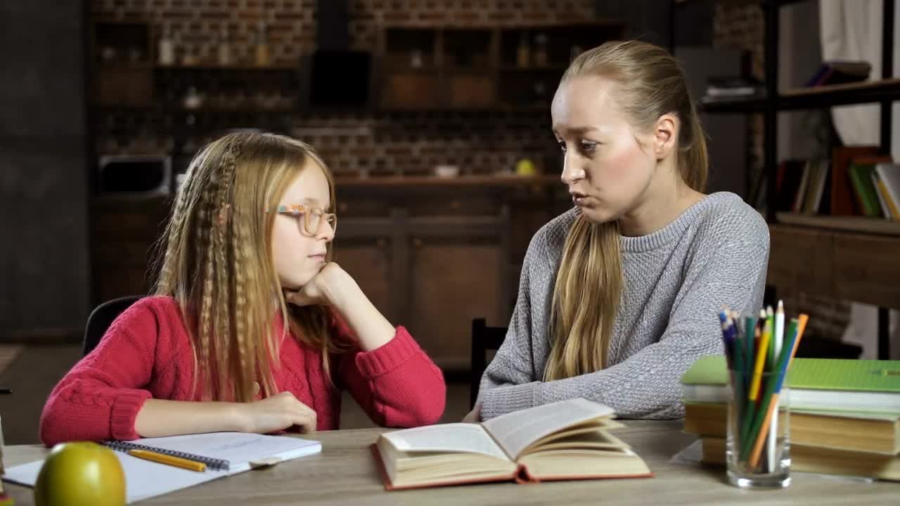 Stock Video Girl Bored Of Her Homework Live Wallpaper For PC - Free Download