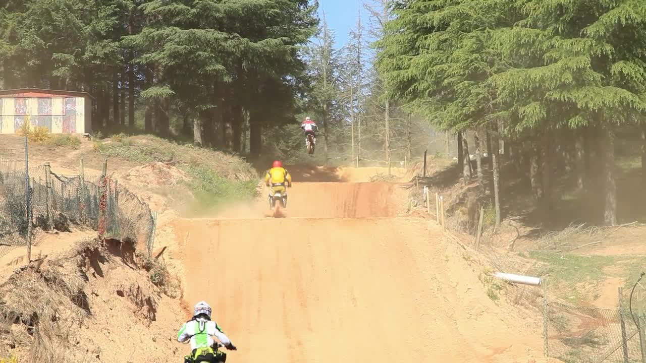 Stock Video Extreme Bikes Racing On A Dirt Track Live Wallpaper For PC - Free Download