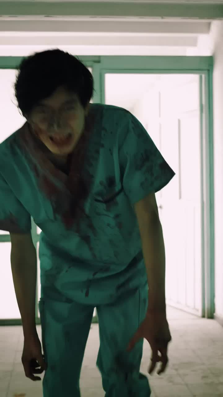 Free Stock Video Scary Zombie Walking Towards The Camera Live Wallpaper - Free Download