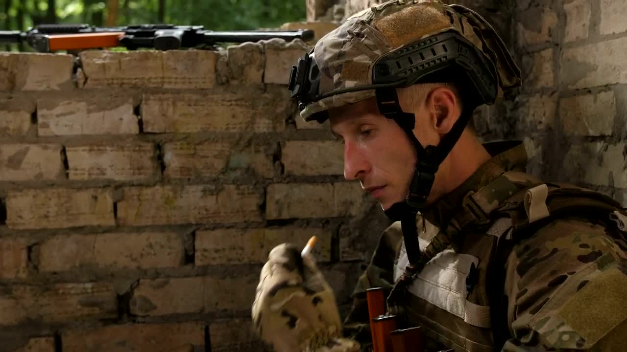 Free Video Stock Solider Smoking After A Battle Live Wallpaper - Free Download