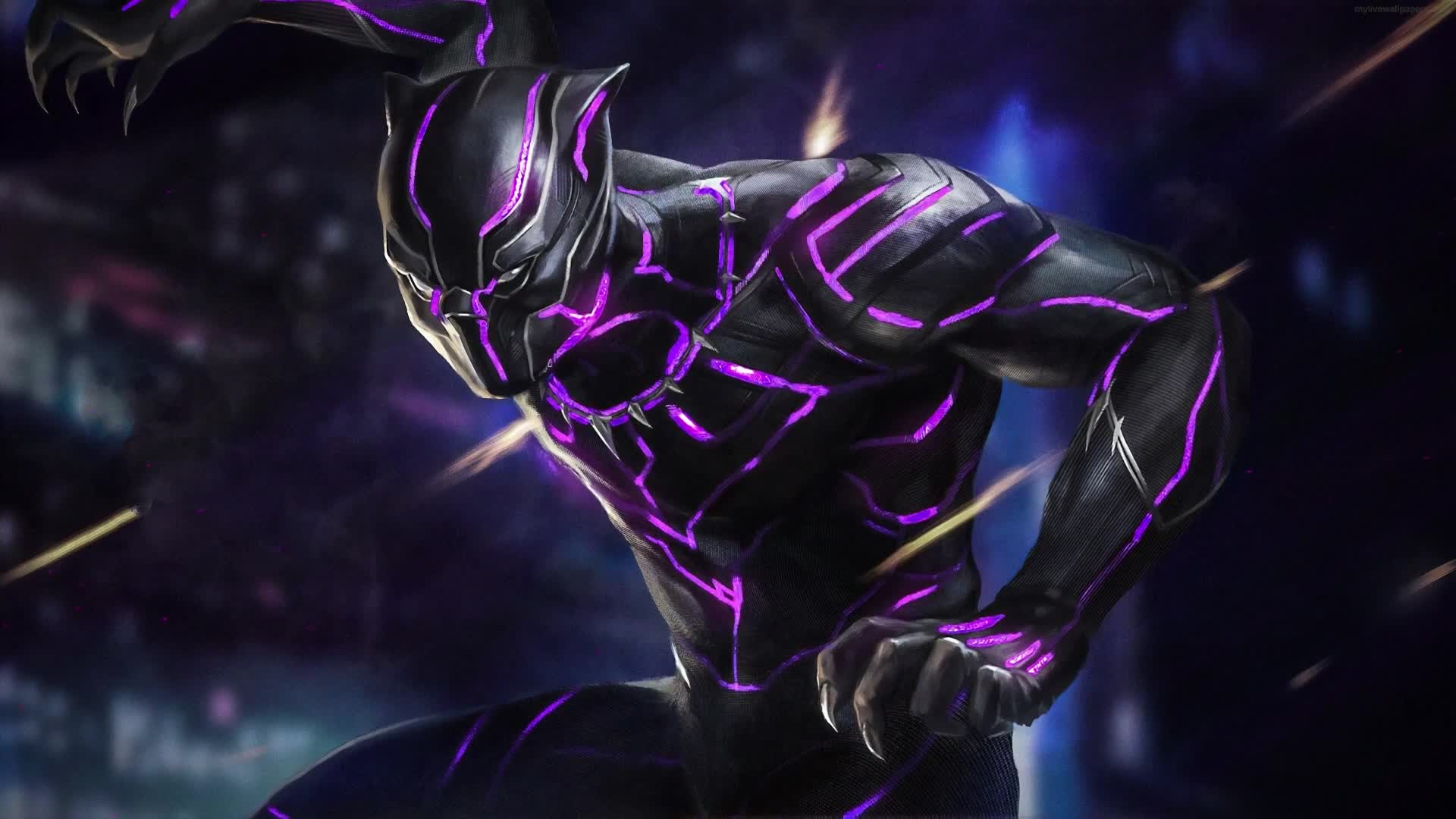 Wakanda Forever Black Panther Live Wallpaper - Free Download