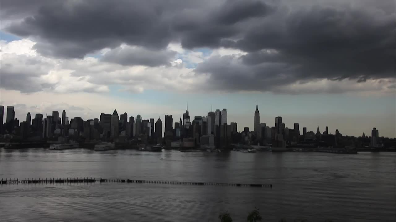 Stock Video Grey Clouds Above The City Live Wallpaper For PC - Free Download