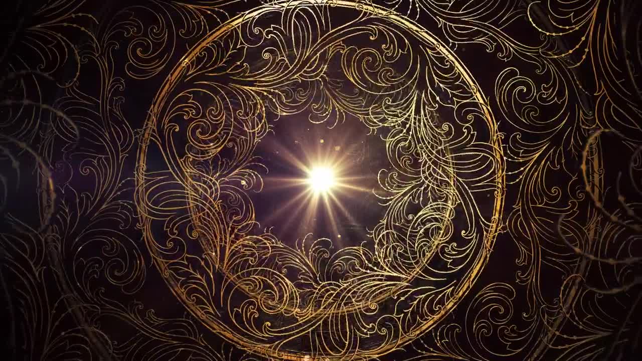 Free Video Stock Sleek And Ornate Hoops Spinning With A Center Light Live Wallpaper - Free Download