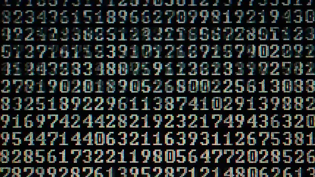 Free Stock Video Screen Full Of Changing Numbers Live Wallpaper - Free Download