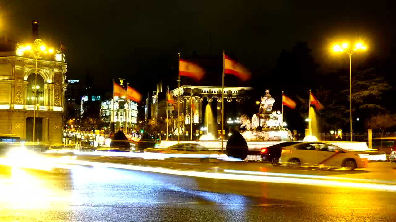 Stock Video Beautiful Fountain In Madrid Live Wallpaper For PC - Free Download