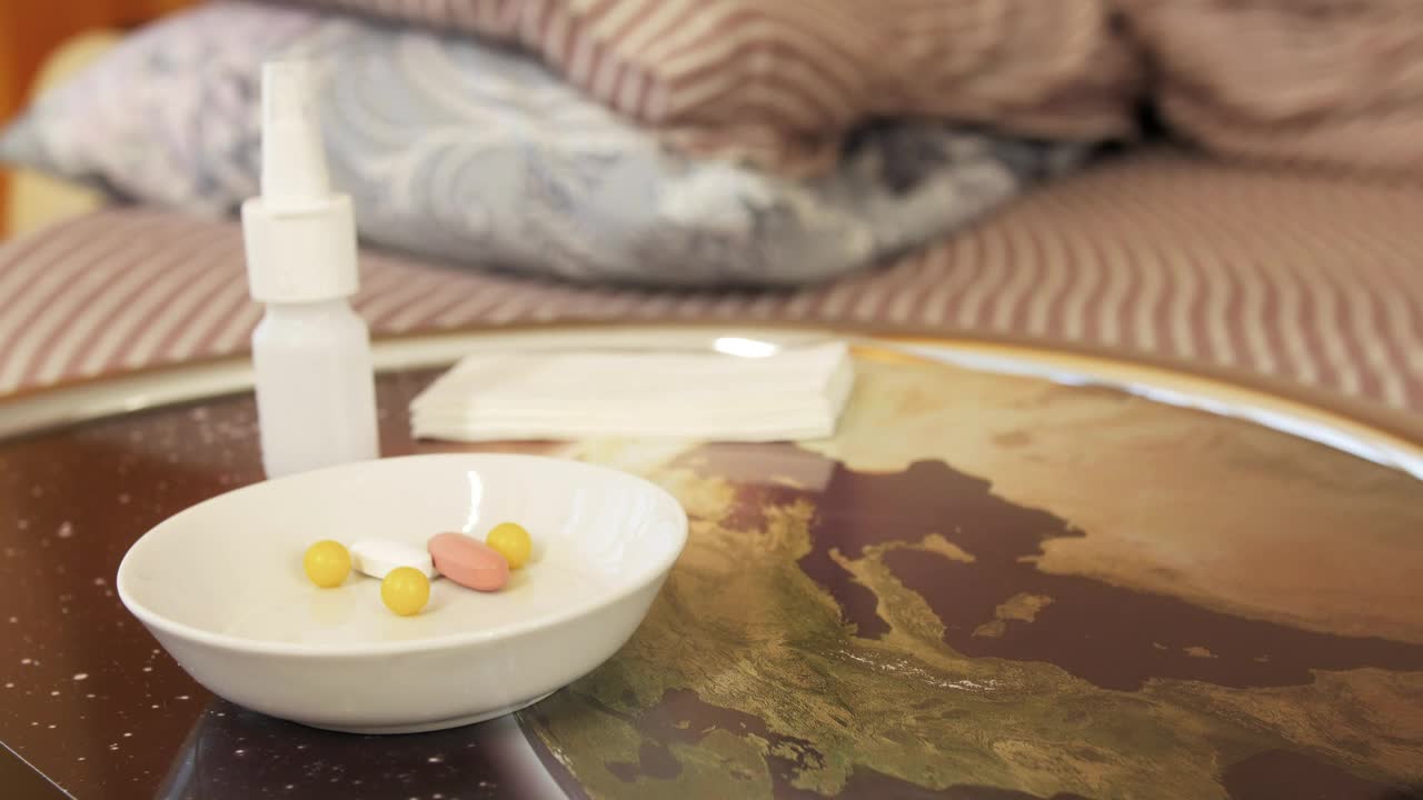 Free Video Stock taking flu medicine Live Wallpaper - Free Download