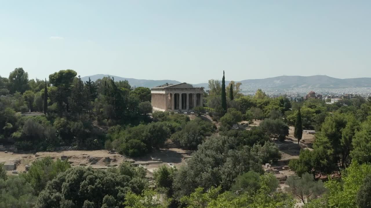 Free Stock Video Typical Temple Of The Greco Roman Civilization Live Wallpaper - Free Download