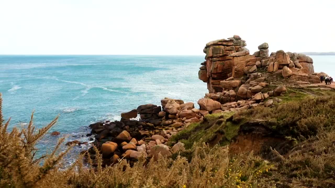 Stock Video Ocean Coast With Rocky Cliffs Live Wallpaper - Free Download
