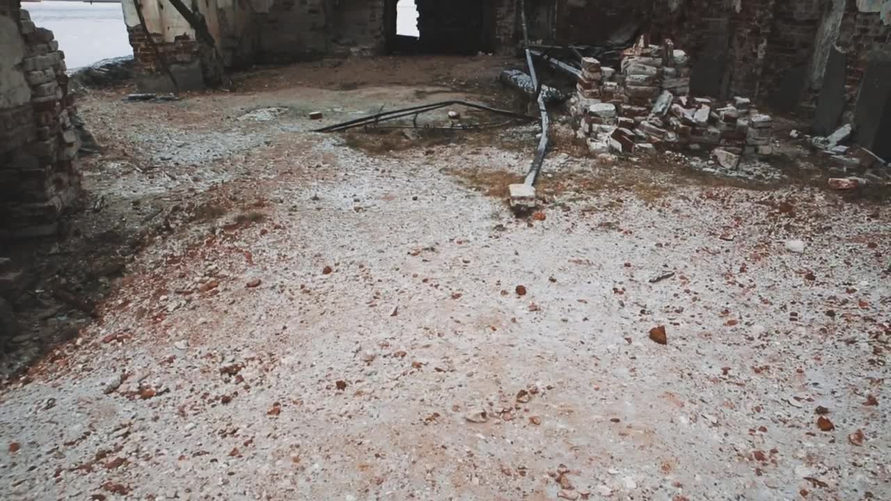 Stock Video Inside An Abandoned Building Animated Wallpaper - Free Download