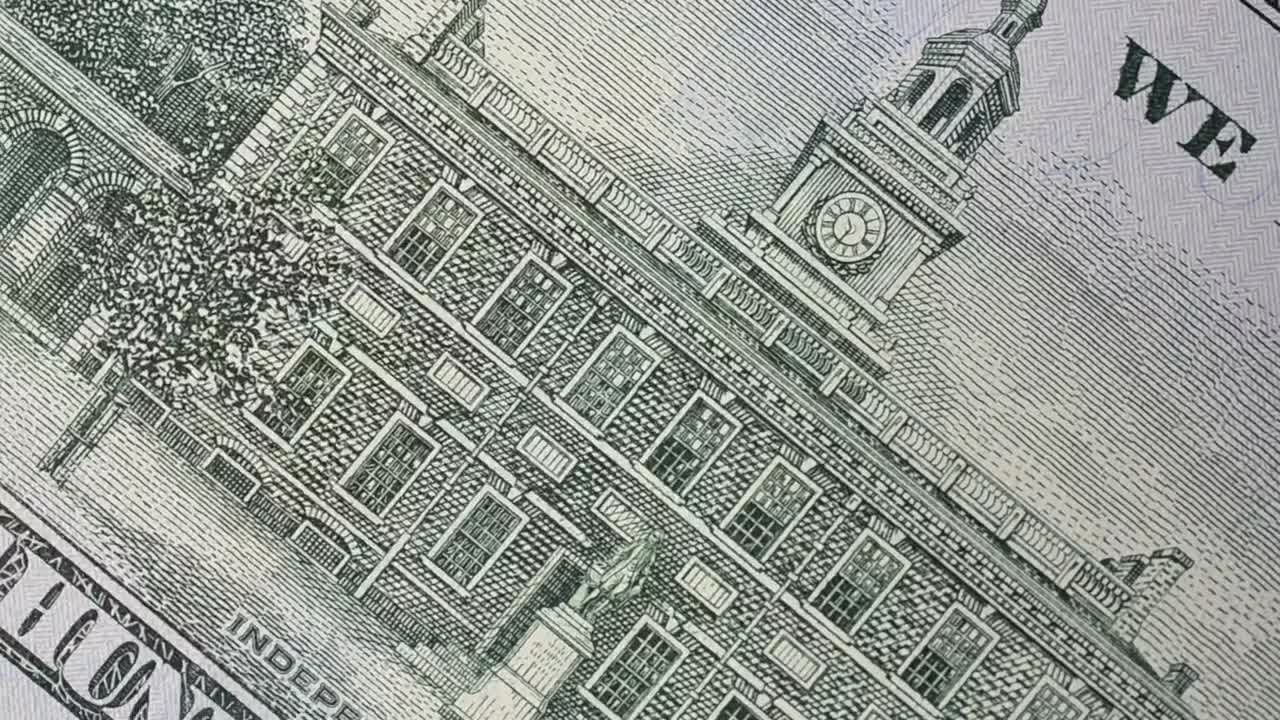Video Stock Closeup Of A Us Banknote Live Wallpaper For PC - Free Download