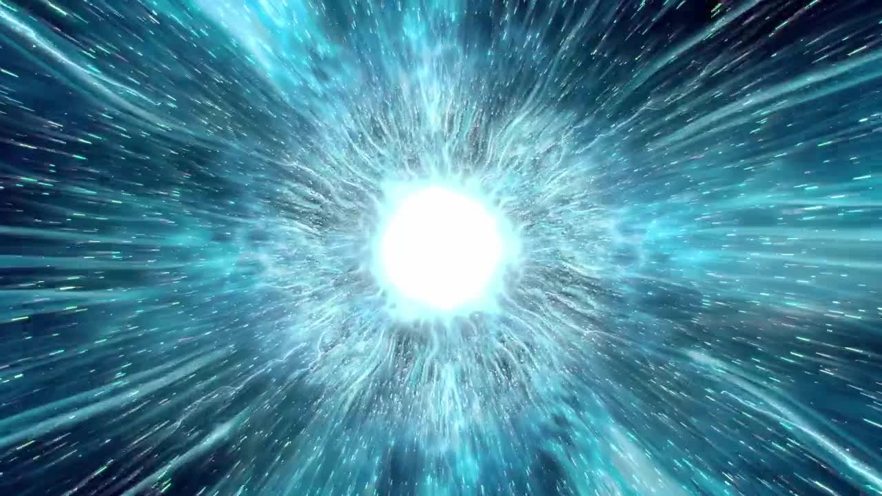 Stock Video Flying Through A Tunnel Of Light And Lightning Live Wallpaper For PC - Free Download