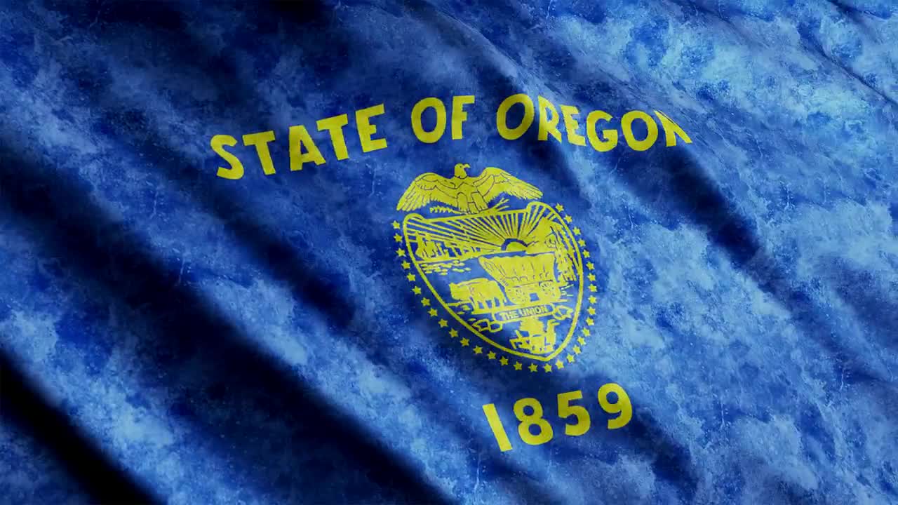 Stock Video Oregon State Flag From Usa Live Wallpaper - Free Download