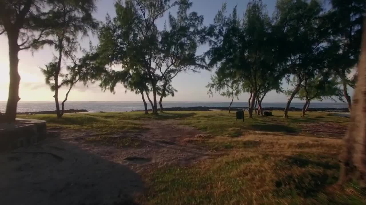Stock Video Drone Flying Low Towards The Ocean Live Wallpaper For PC - Free Download