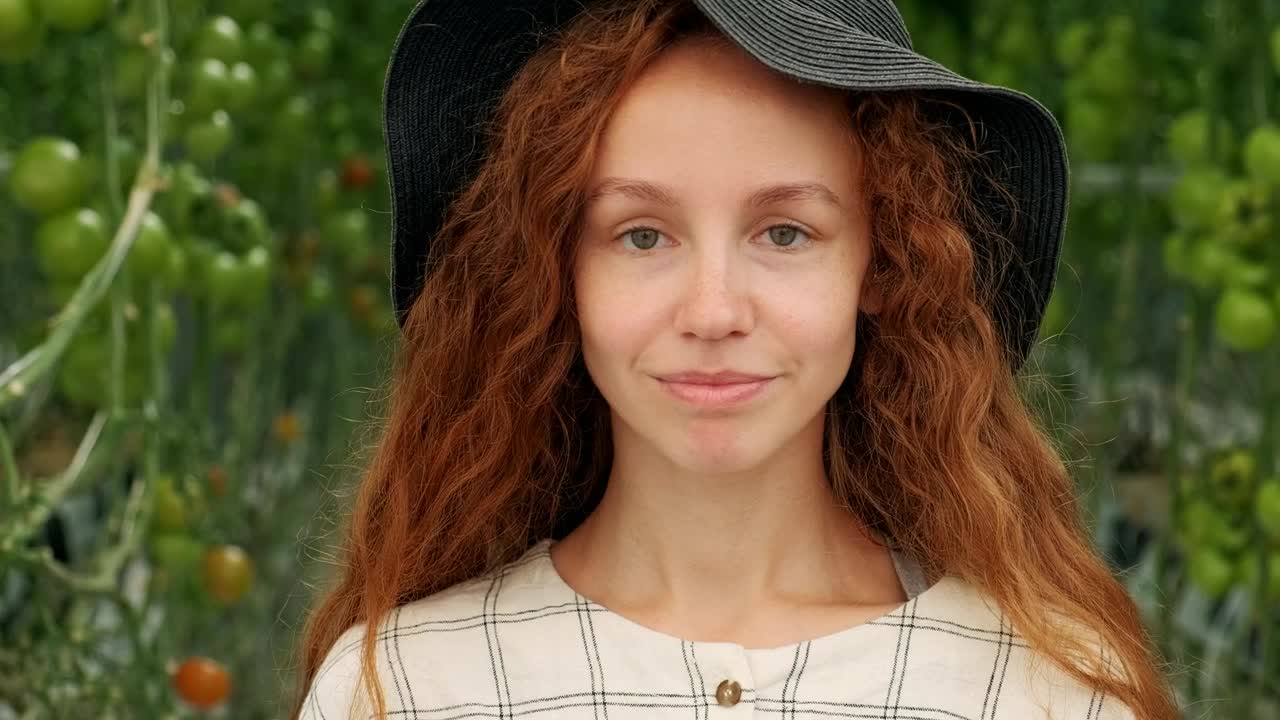 Video Stock Portrait Of An Agronomist At A Greenhouse Live Wallpaper Free - Free Download