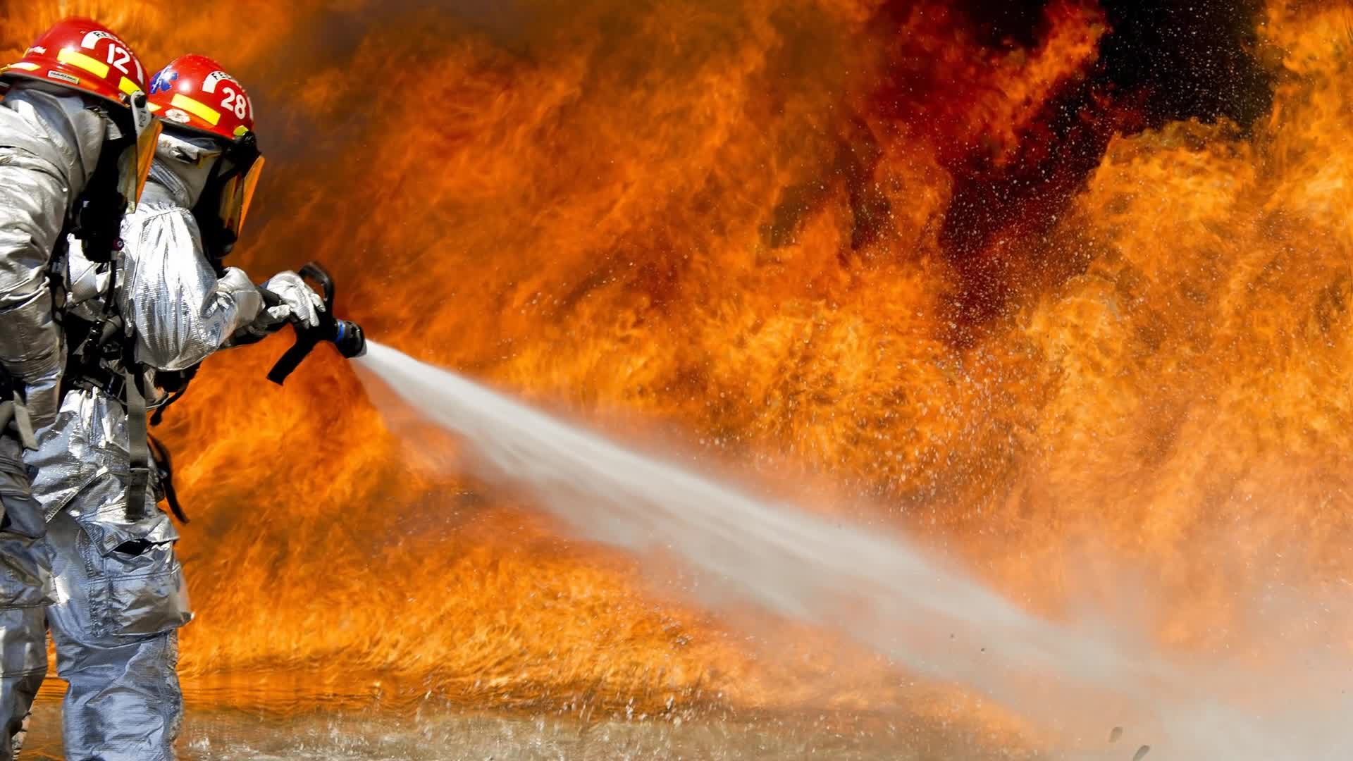 Fireman  Flame  Water  Live  Wallpaper - Free Download