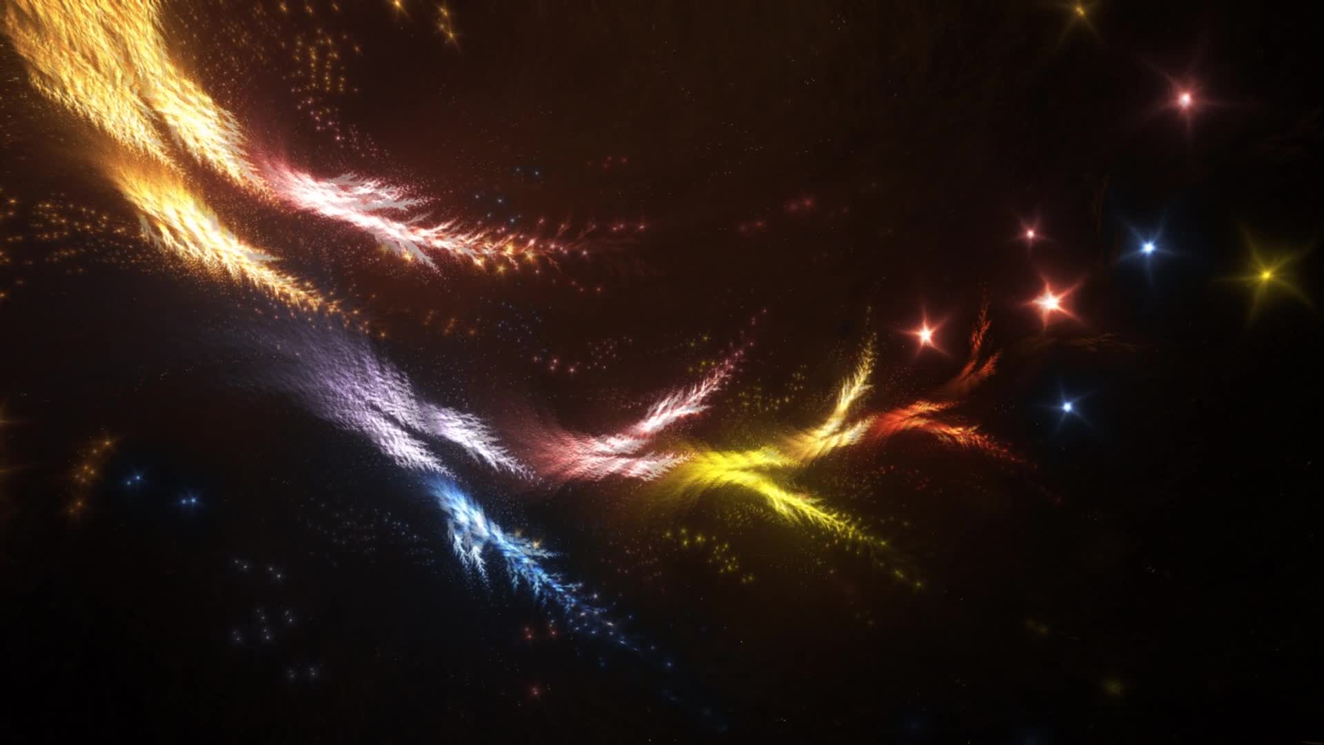 Abstract  Colorful  Birth  Of  Stars  Galaxy  Live  Wallpaper - Free Download