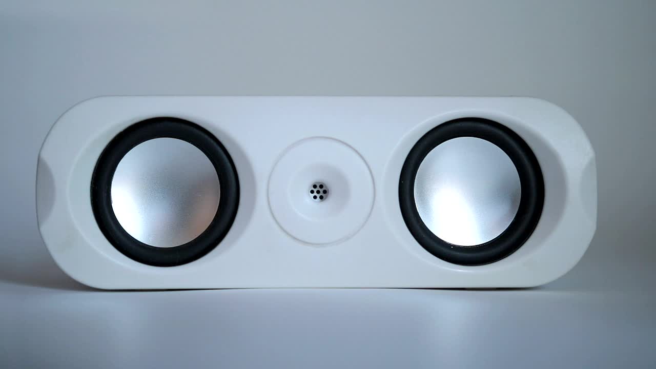 Stock Footage White Speakers Live Wallpaper - Free Download