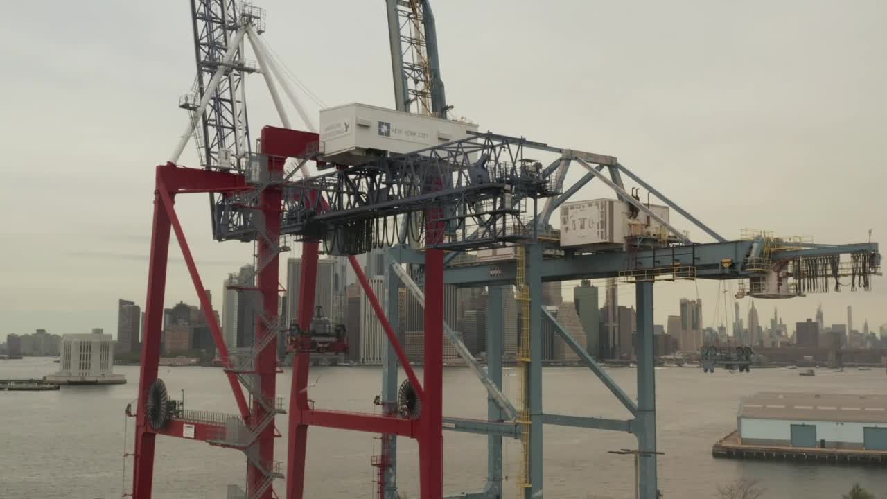 Stock Video Detail View Of A Container Loading Crane In A Port Live Wallpaper For PC - Free Download