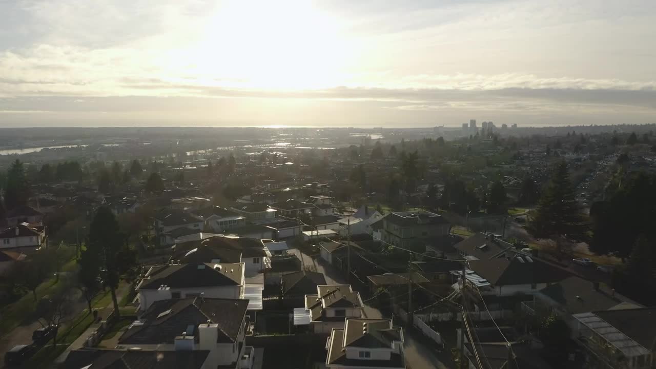 Stock Footage View From Above To Houses In The Suburbs Live Wallpaper - Free Download