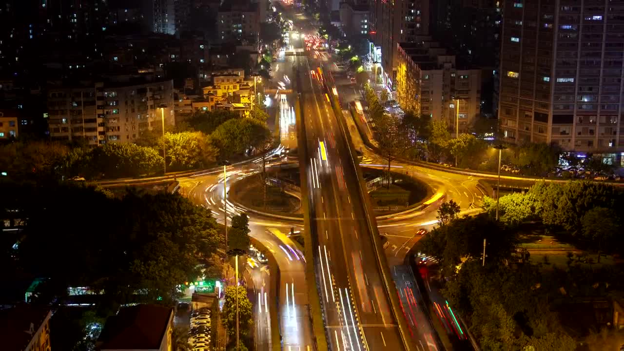 Free Stock Video Roundabout With Fast Motion Traffic Live Wallpaper - Free Download