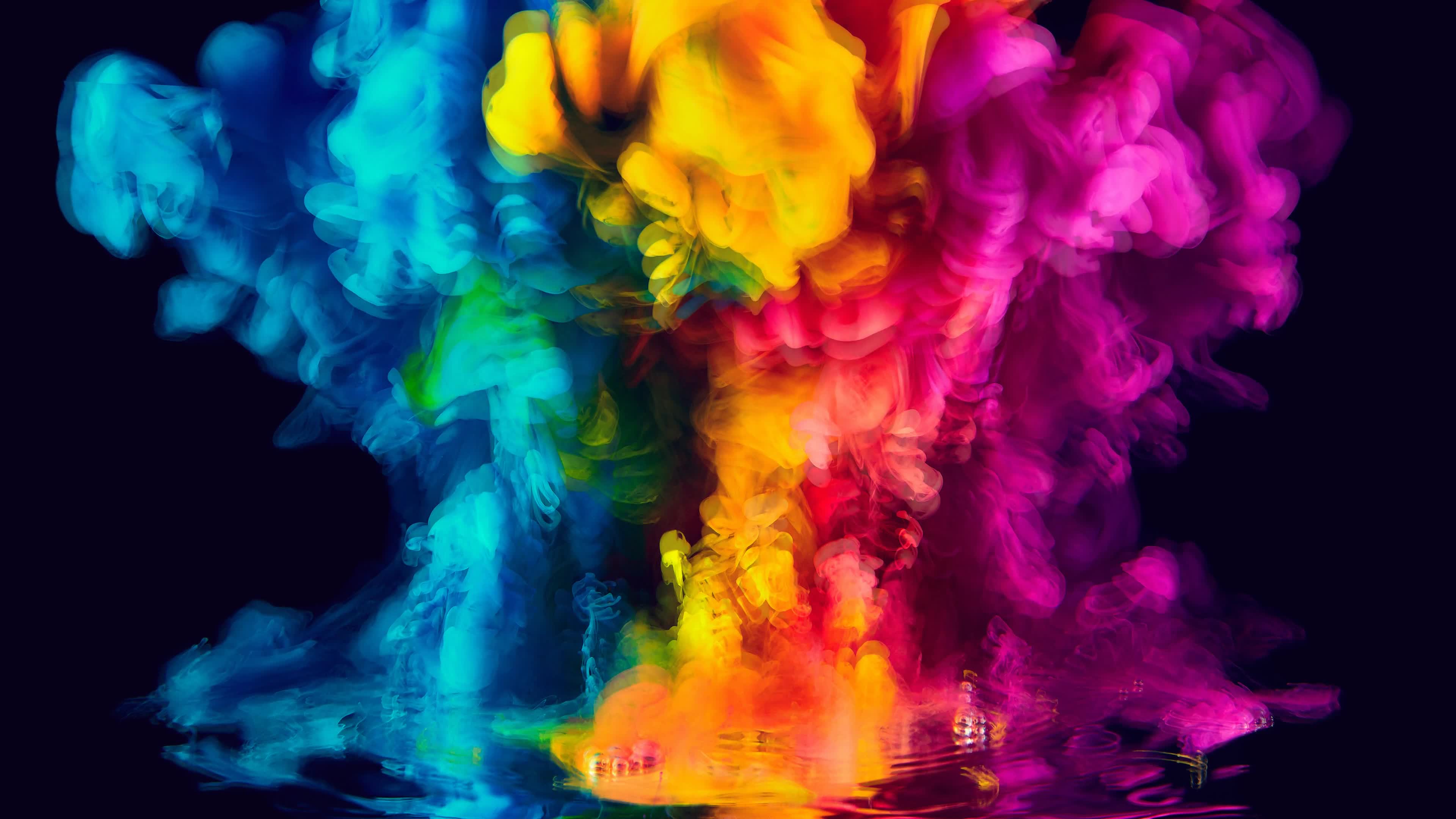 Cool  Colorful  Smoke  4K  Live  Wallpaper - Free Download
