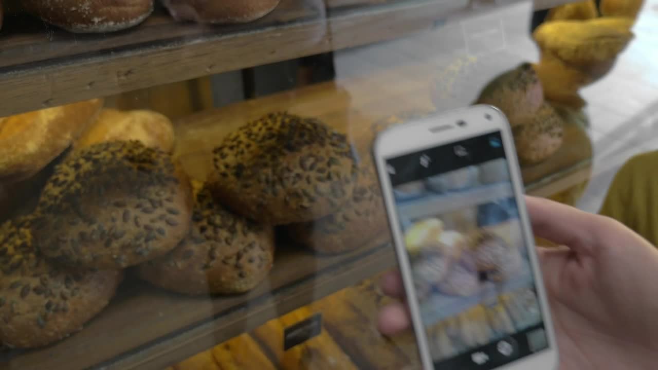 Free Video Stock taking photos of a bakery Live Wallpaper - Free Download