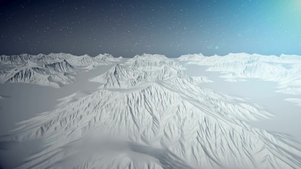 Stock Video Flying Through Frozen Mountains On A Planet D Live Wallpaper For PC - Free Download