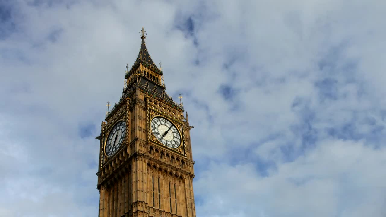 Stock Video Big Ben Clock Time Lapse Live Wallpaper For PC - Free Download