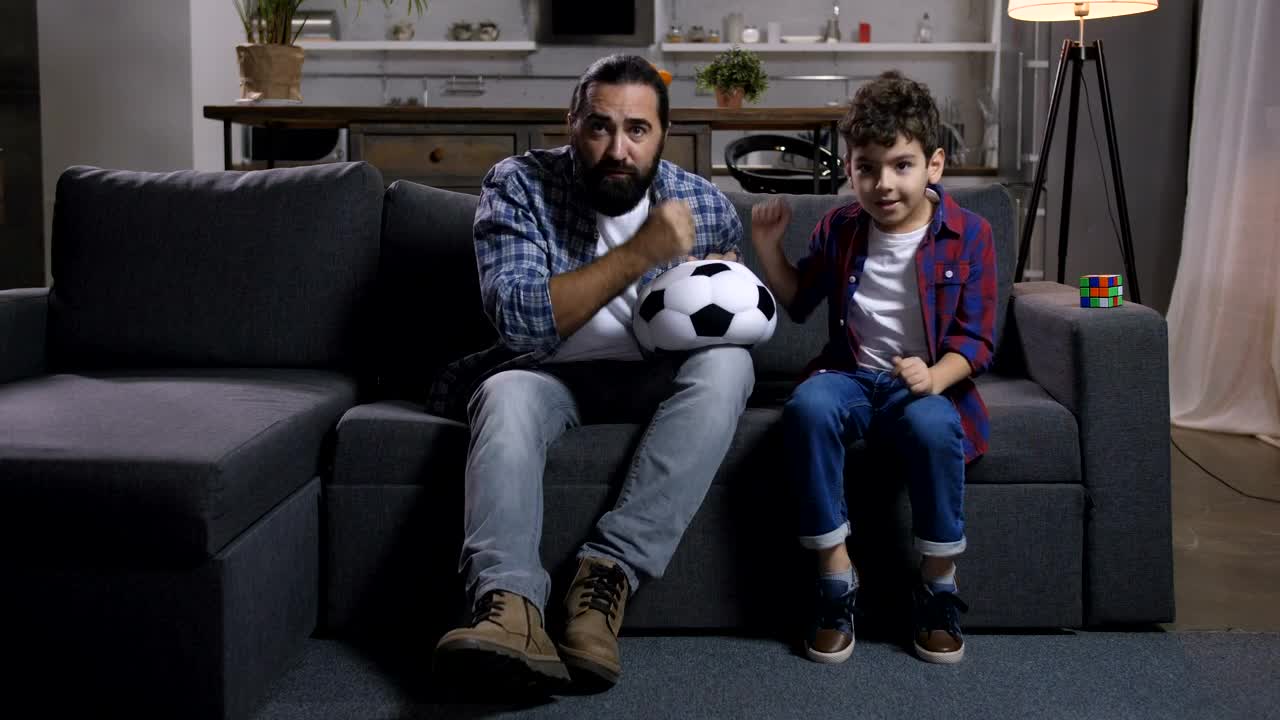Stock Video Father And Son Enjoying Football Live Wallpaper For PC - Free Download