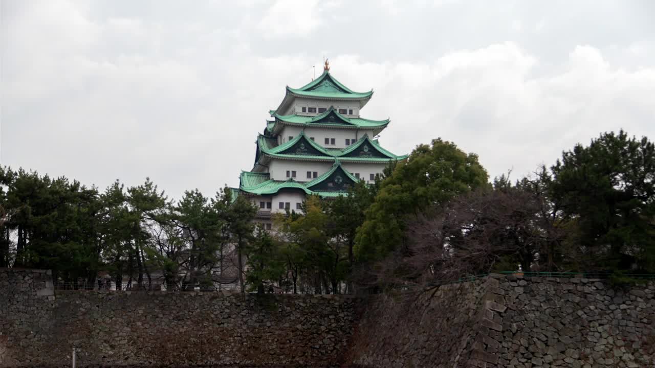 Free Video Stock time lapse of historic nagoya castle Live Wallpaper - Free Download
