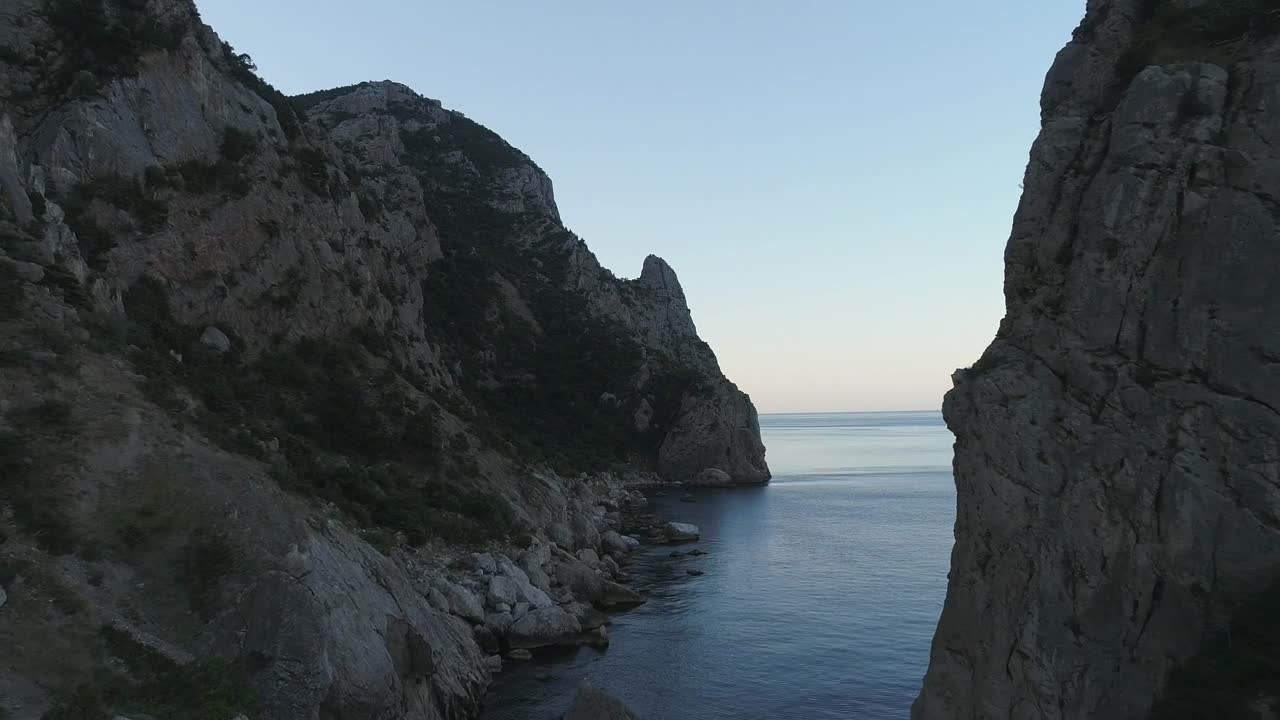 Video Stock Calm Sea Below The Cliffs Live Wallpaper For PC - Free Download
