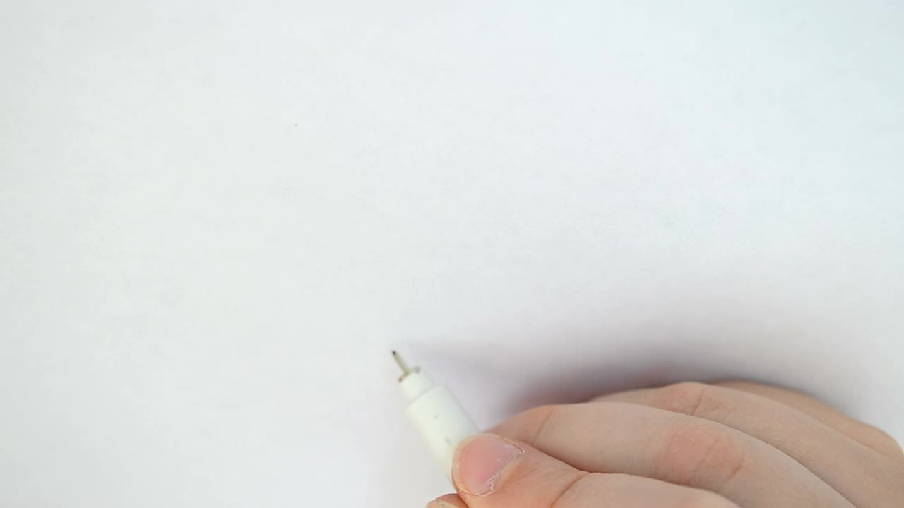 Stock Video Hand Of A Person Drawing A Flower With Stylograph Live Wallpaper For PC - Free Download