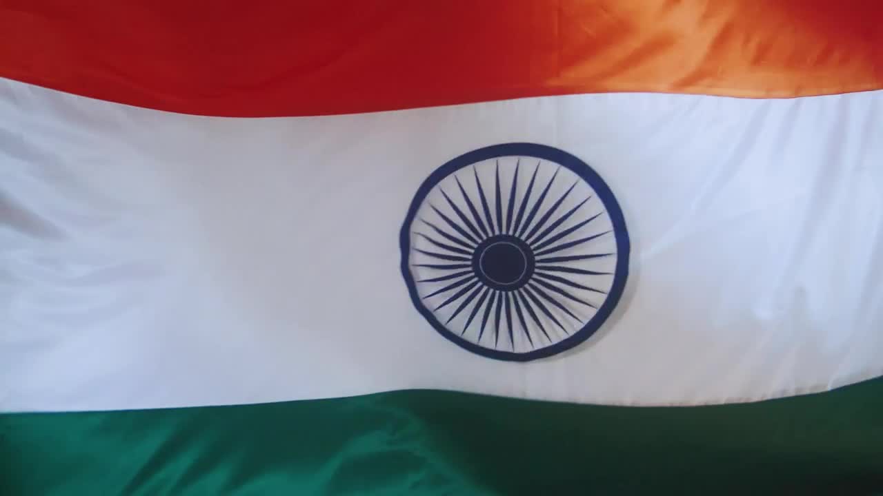 Stock Video Flag Of India Waving In The Air Live Wallpaper For PC - Free Download