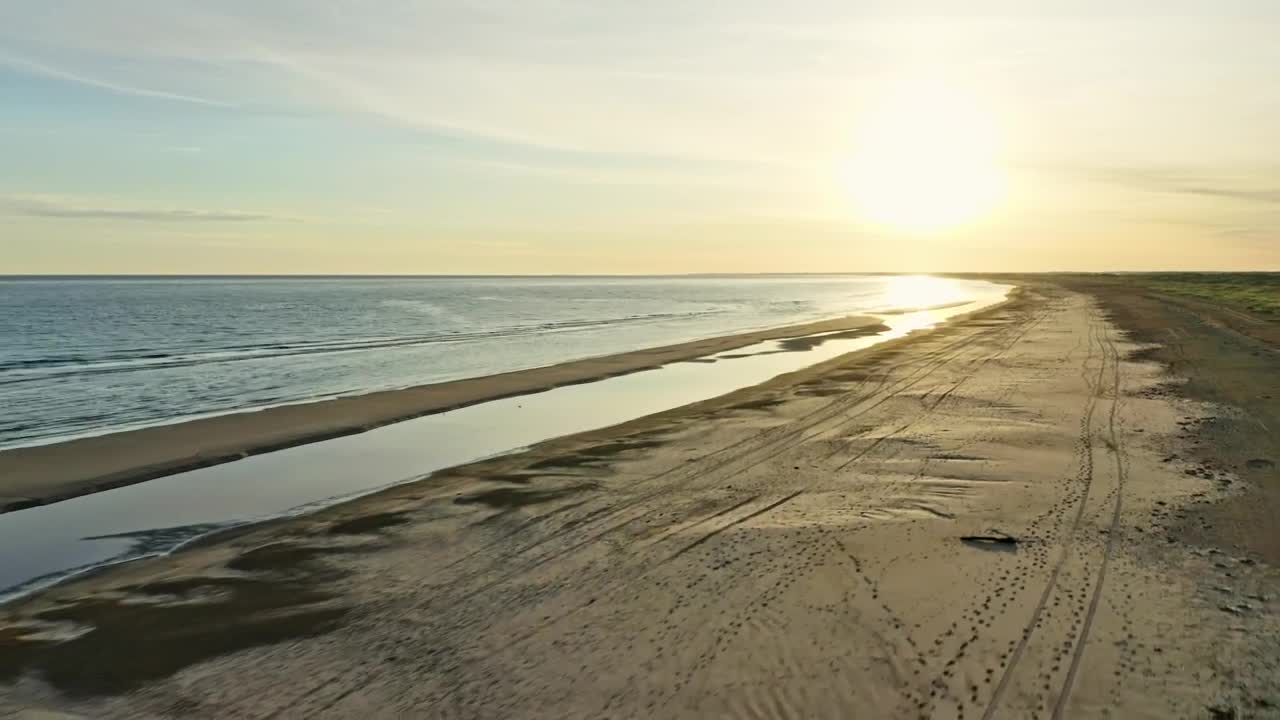 Stock Video Drone Flying Over The Coast Live Wallpaper For PC - Free Download