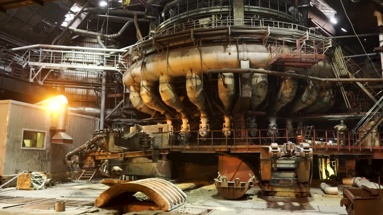 Stock Video Industrial Furnace In A Factory Animated Wallpaper - Free Download