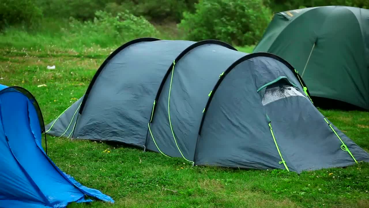 Video Stock Camping Tent Waving In The Wind Live Wallpaper For PC - Free Download