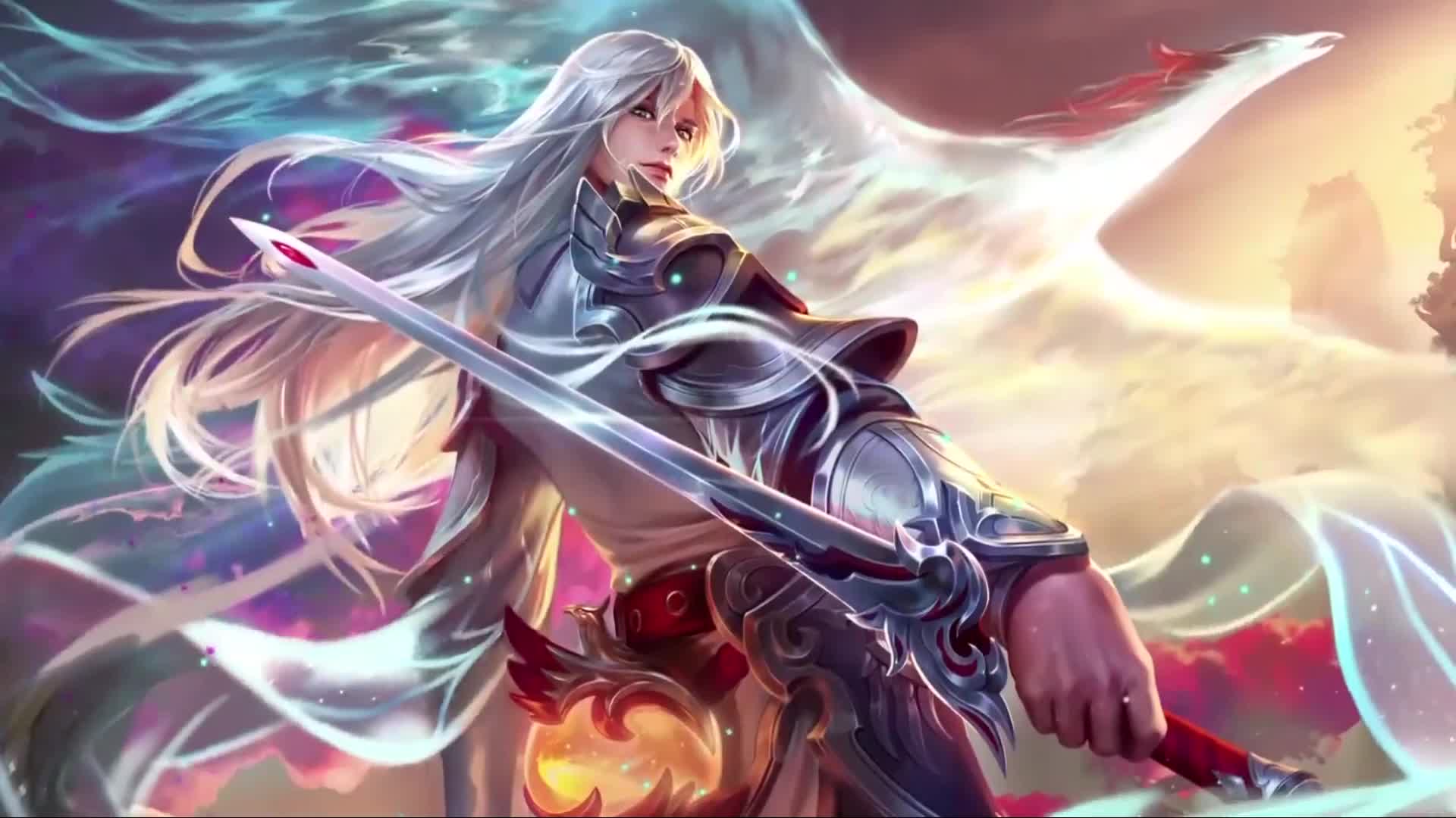 DesktopHut.com Chinese Warrior Girl Live Wallpaper Free - Free Download