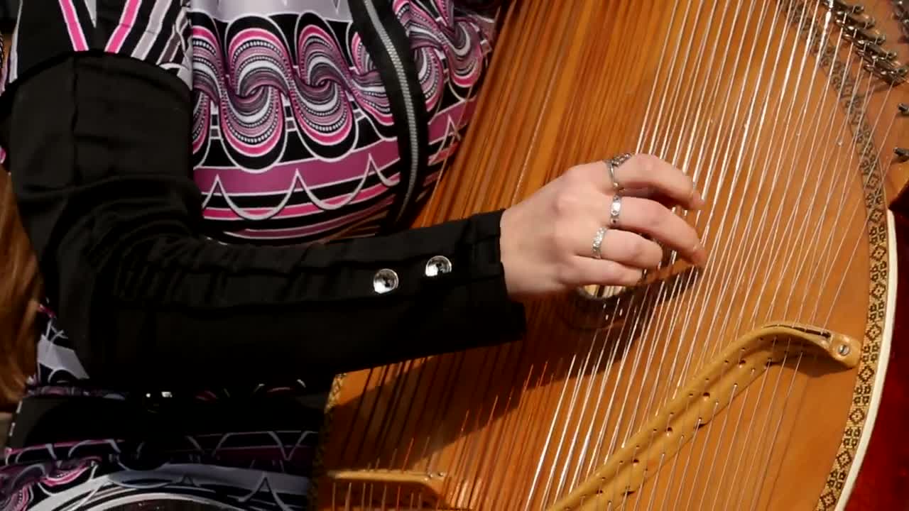 Stock Video Folk Artist Playing A Song Close Up Live Wallpaper For PC - Free Download