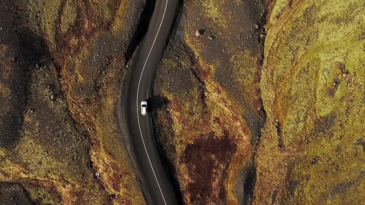 Stock Video Drone Following A Car Live Wallpaper For PC - Free Download