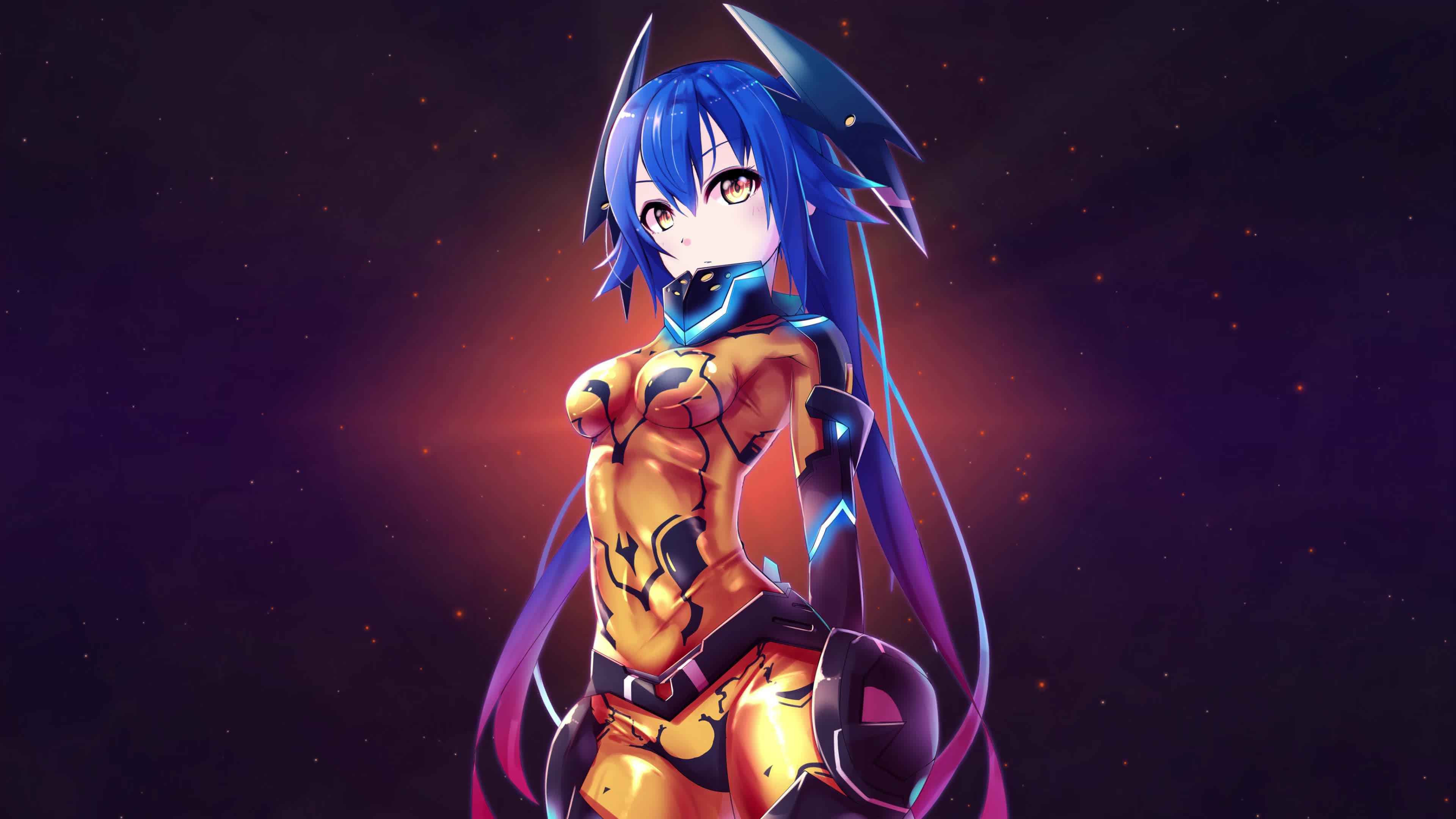 PSO2 Assassin Quna 60FPS 4K Live Wallpaper - Free Download