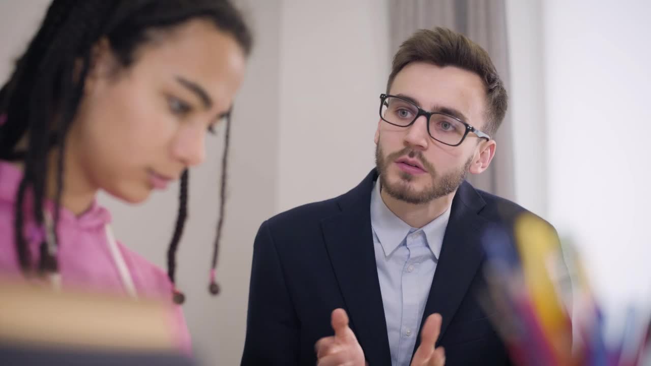 Free Video Stock Strict Teacher Scolds His Student Live Wallpaper - Free Download