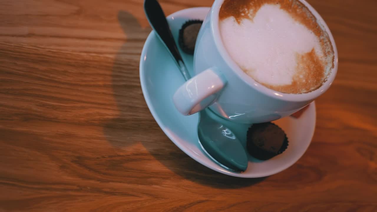 Video Stock Cappuccino In A Cup Live Wallpaper For PC - Free Download