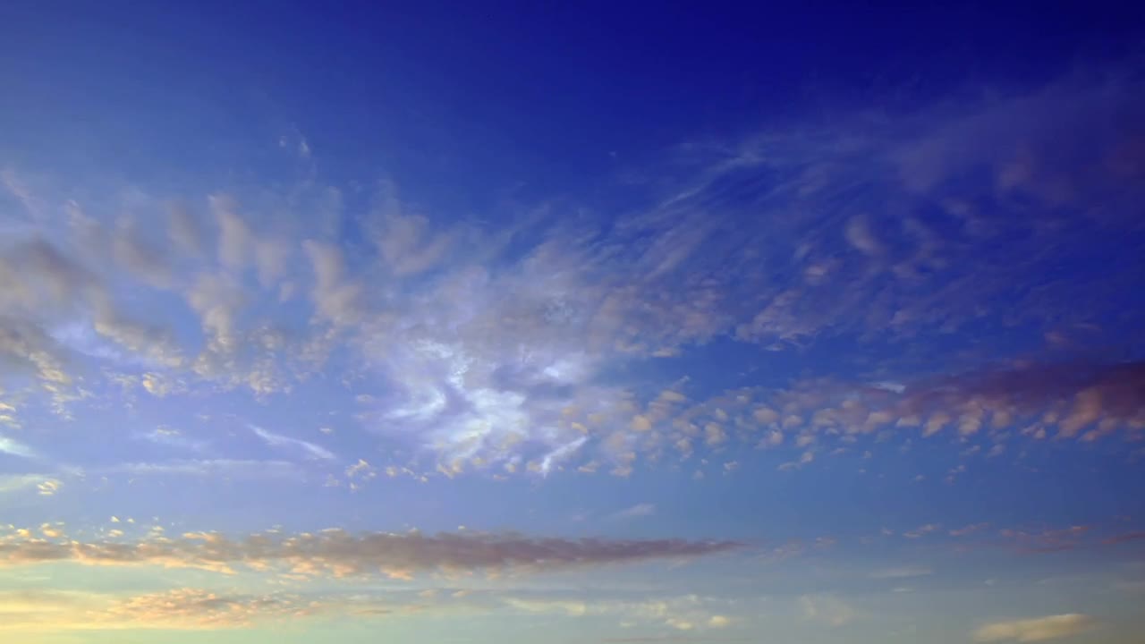 Stock Video Morning Clouds Against A Blue Sk Animated Wallpaper - Free Download