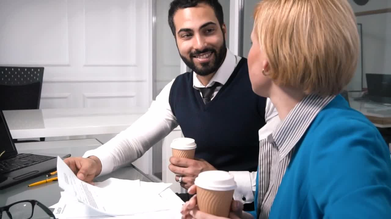 Video Stock Businessman And His Partner In Business Meeting Live Wallpaper For PC - Free Download