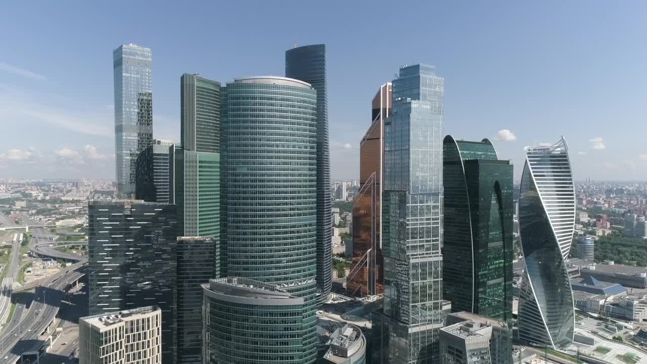 Free Video Stock Skyscrapers In Moscow Live Wallpaper - Free Download