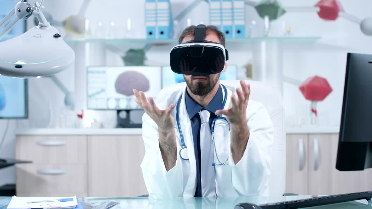 Stock Video Doctor Uses Vr Innovation To Explore D Brain Live Wallpaper For PC - Free Download