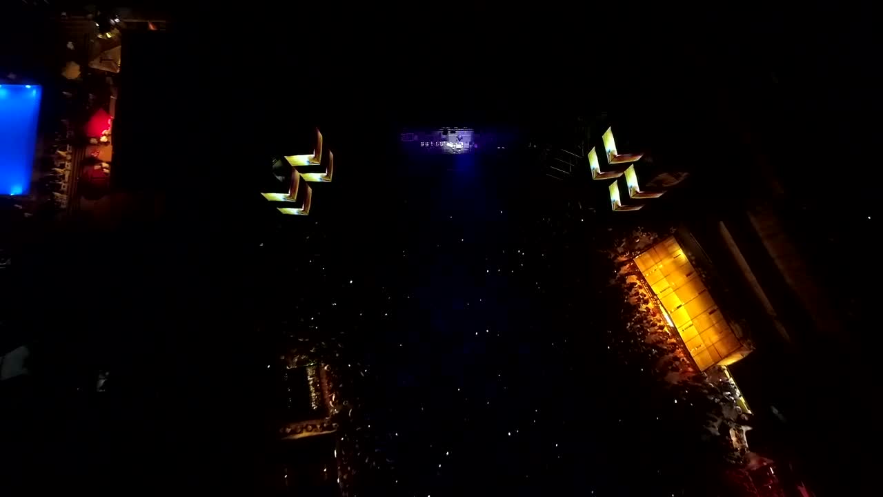 Stock Video Concert Gathering At Night Live Wallpaper For PC - Free Download