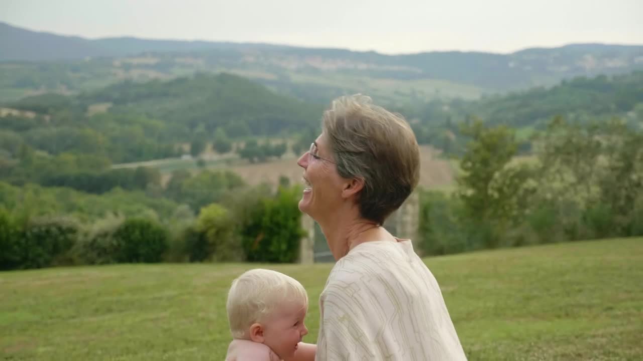 Stock Footage Woman And Her Grandchild Live Wallpaper - Free Download