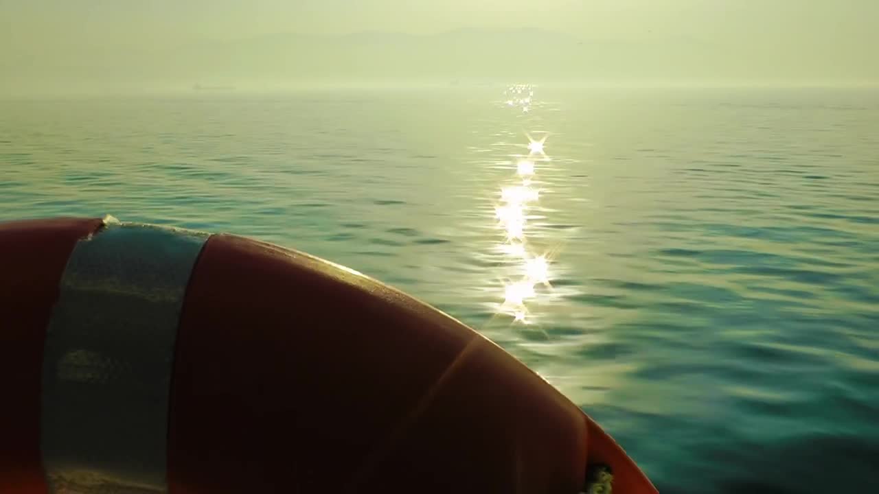 Free Video Stock Sun Light Reflected In The Sea Seen From A Boat Live Wallpaper - Free Download