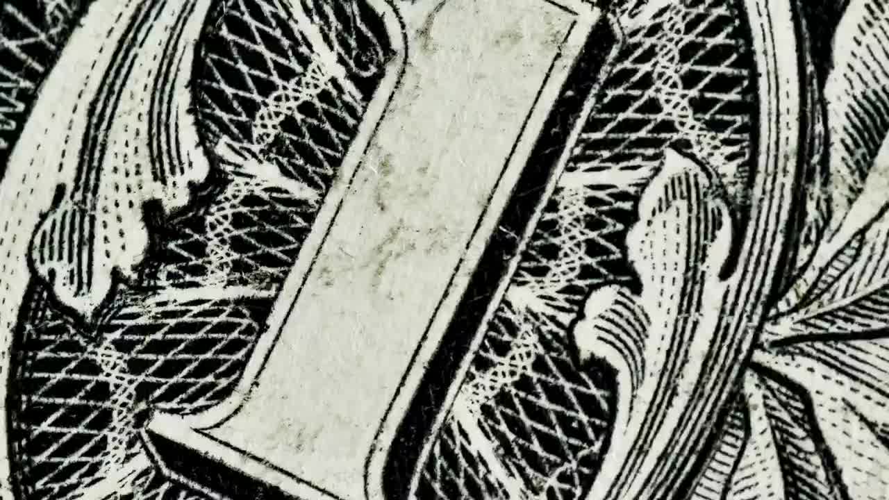 Stock Video Detailed Shot Of Pictures For A Dollar Bill Live Wallpaper For PC - Free Download